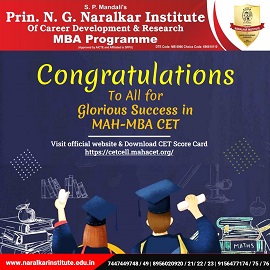 Congratulations to all Glorious Success in MAH-MBA CET